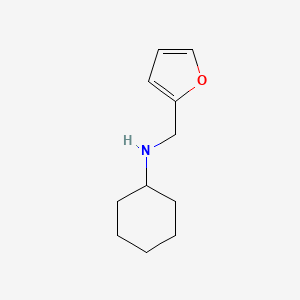 molecular formula C11H17NO B7725802 N-(furan-2-ylmethyl)cyclohexanamine CAS No. 4439-54-7