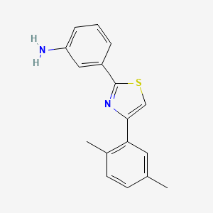 3-[4-(2,5-Dimethyl-phenyl)-thiazol-2-yl]-phenylamine