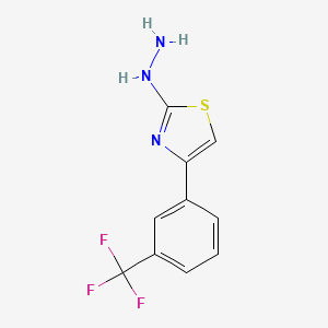 2-Hydrazinyl-4-(3-(trifluoromethyl)phenyl)thiazole