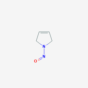 molecular formula C4H6N2O B077259 3-Pyrroline, N-nitroso- CAS No. 10552-94-0