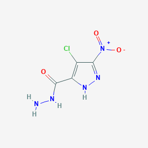 molecular formula C4H4ClN5O3 B7725936 CID 7147498 