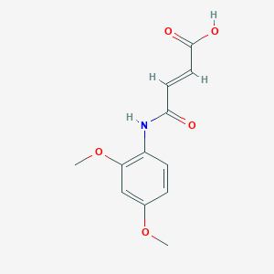 molecular formula C12H13NO5 B7725948 3-(2,4-Dimethoxy-phenylcarbamoyl)-acrylic acid 