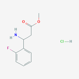 Methyl 3-amino-3-(2-fluorophenyl)propanoate HCl