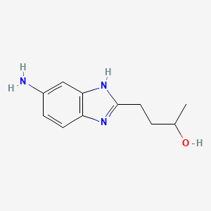 4-(5-amino-1H-benzimidazol-2-yl)butan-2-ol