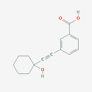 3-(1-Hydroxy-cyclohexylethynyl)-benzoic acid