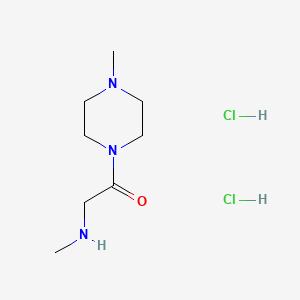 2-Methylamino-1-(4-methyl-piperazin-1-yl)-ethanone dihydrochloride