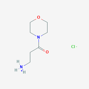 (3-Morpholin-4-yl-3-oxopropyl)azanium;chloride