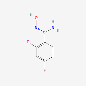 molecular formula C7H6F2N2O B7726048 2,4-Difluorobenzamidoxime 