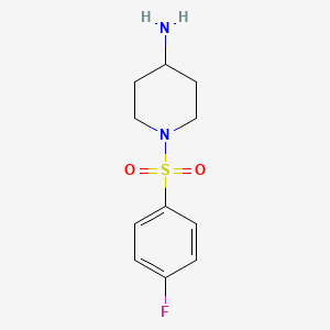 1-(4-Fluoro-benzenesulfonyl)-piperidin-4-ylamine
