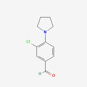 3-Chloro-4-(pyrrolidin-1-yl)benzaldehyde