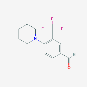 4-Piperidin-1-yl-3-trifluoromethyl-benzaldehyde