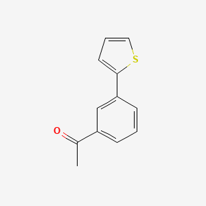 molecular formula C12H10OS B7726101 1-[3-(2-Thienyl)phenyl]ethanone 
