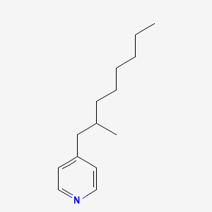molecular formula C14H23N B7726137 4-(2-Methyl-octyl)-pyridine 