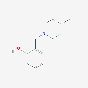 molecular formula C13H19NO B7726203 2-(4-Methyl-piperidin-1-ylmethyl)-phenol 