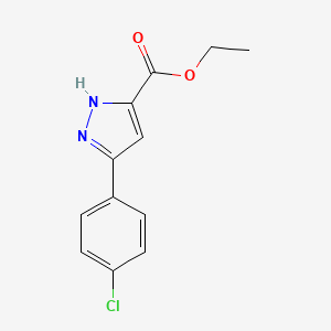 Ethyl 3-(4-chlorophenyl)-1H-pyrazole-5-carboxylate