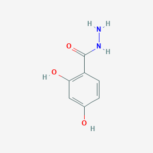 molecular formula C7H8N2O3 B077264 2,4-二羟基苯甲酰肼 CAS No. 13221-86-8