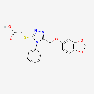 molecular formula C18H15N3O5S B7726535 MFCD03861413 