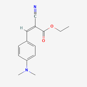 molecular formula C14H16N2O2 B7726565 ethyl (2Z)-2-cyano-3-[4-(dimethylamino)phenyl]prop-2-enoate 