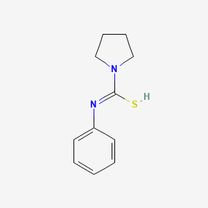 N-phenylpyrrolidine-1-carboximidothioic acid