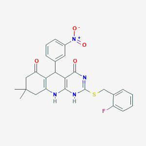 molecular formula C26H23FN4O4S B7726620 CID 3364327 