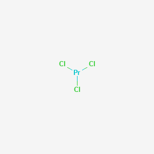 molecular formula PrCl3<br>Cl3P B077272 氯化镨 CAS No. 10361-79-2