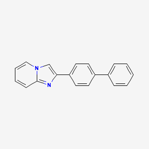 molecular formula C19H14N2 B7727334 2-([1,1'-Biphenyl]-4-yl)imidazo[1,2-a]pyridine CAS No. 38922-75-7