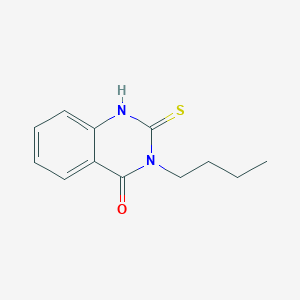 molecular formula C12H14N2OS B077274 3-丁基-2-巯基-3H-喹唑啉-4-酮 CAS No. 13906-07-5