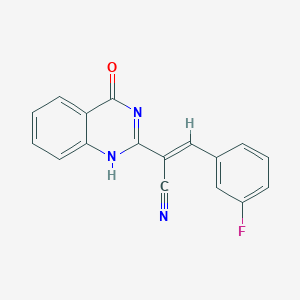 molecular formula C17H10FN3O B7727452 CID 5710437 