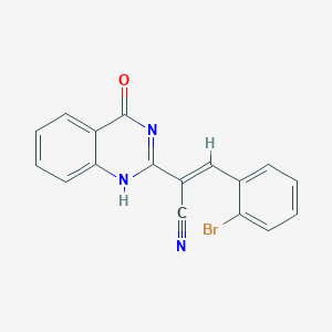 molecular formula C17H10BrN3O B7727457 CID 5710438 