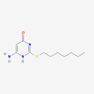 6-amino-2-heptylsulfanyl-1H-pyrimidin-4-one