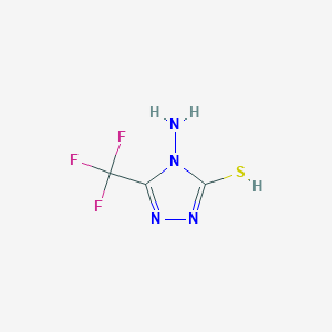 molecular formula C3H3F3N4S B7727498 CID 291411 