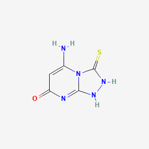 molecular formula C5H5N5OS B7727504 CID 1906422 