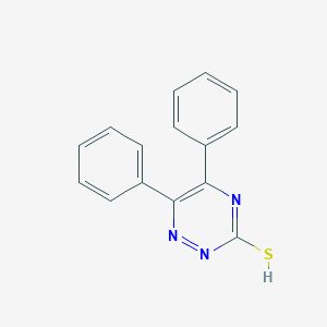 5,6-diphenyl-1,2,4-triazine-3-thiol