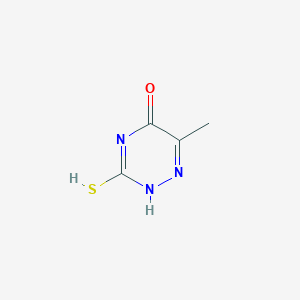 6-methyl-3-sulfanyl-2H-1,2,4-triazin-5-one