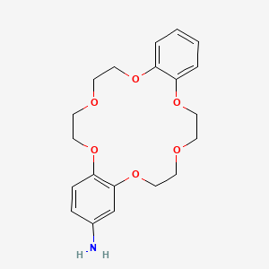 molecular formula C20H25NO6 B7727677 4'-Aminodibenzo-18-crown-6 CAS No. 205873-22-9