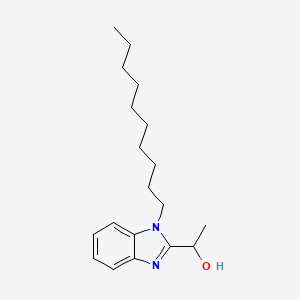 molecular formula C19H30N2O B7727711 1-(1-Decylbenzimidazol-2-yl)ethan-1-ol 