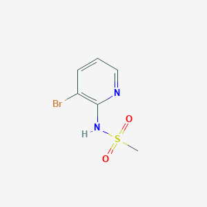 molecular formula C6H7BrN2O2S B7727718 N-(3-bromopyridin-2-yl)methanesulfonamide 