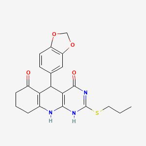 molecular formula C21H21N3O4S B7727795 CID 2957813 
