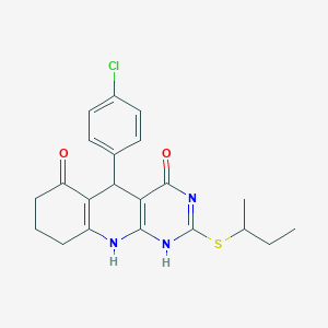 molecular formula C21H22ClN3O2S B7727907 CID 4046597 