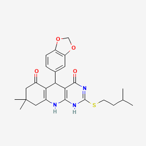 molecular formula C25H29N3O4S B7727940 CID 4046749 