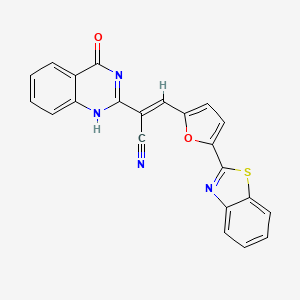 molecular formula C22H12N4O2S B7728139 CID 5740104 