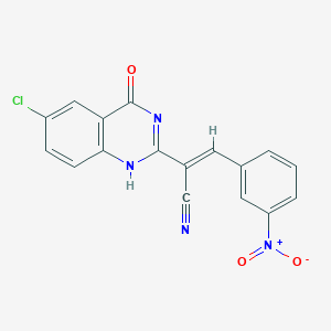 molecular formula C17H9ClN4O3 B7728154 CID 5740046 