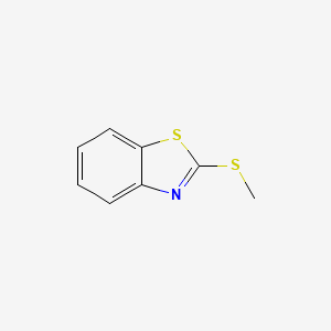 molecular formula C8H7NS2 B7728342 2-(Methylthio)benzothiazole CAS No. 64036-43-7