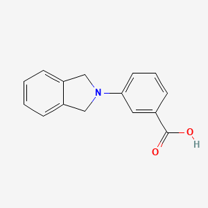 molecular formula C15H13NO2 B7728484 3-(1,3-Dihydro-isoindol-2-yl)-benzoic acid CAS No. 5604-83-1