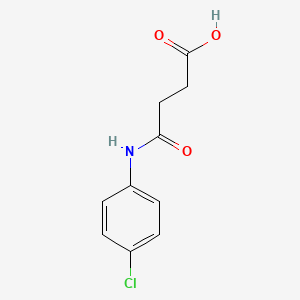 molecular formula C10H10ClNO3 B7728492 4-[(4-Chlorophenyl)amino]-4-oxobutanoic acid CAS No. 2104-66-7