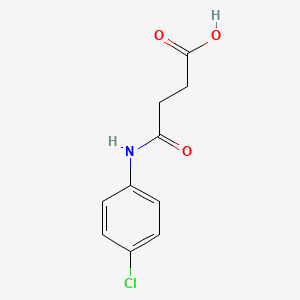 molecular formula C10H10ClNO3 B7728492 4-[(4-氯苯基)氨基]-4-氧代丁酸 CAS No. 2104-66-7