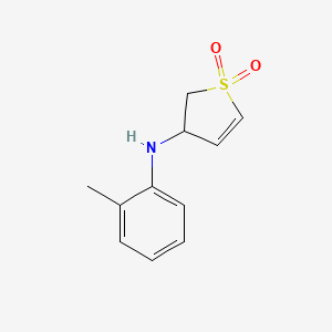 N-(2-methylphenyl)-2,3-dihydrothiophen-3-amine 1,1-dioxide