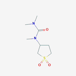 molecular formula C8H16N2O3S B7728590 1-(1,1-Dioxidotetrahydrothiophen-3-yl)-1,3,3-trimethylurea 