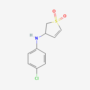 3-((4-Chlorophenyl)amino)-2,3-dihydrothiophene 1,1-dioxide