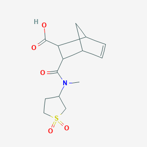 3-[(1,1-Dioxidotetrahydrothiophen-3-yl)(methyl)carbamoyl]bicyclo[2.2.1]hept-5-ene-2-carboxylic acid